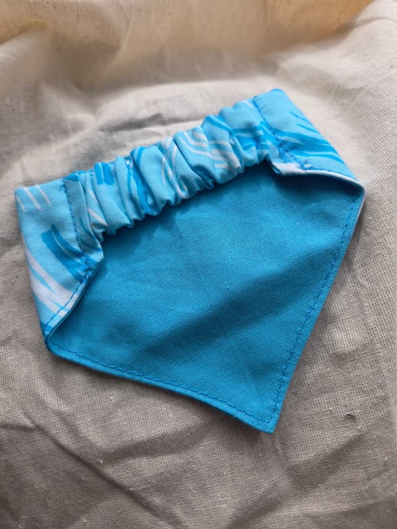 Elasticated slip-on Dog Bandana - Size XS-S