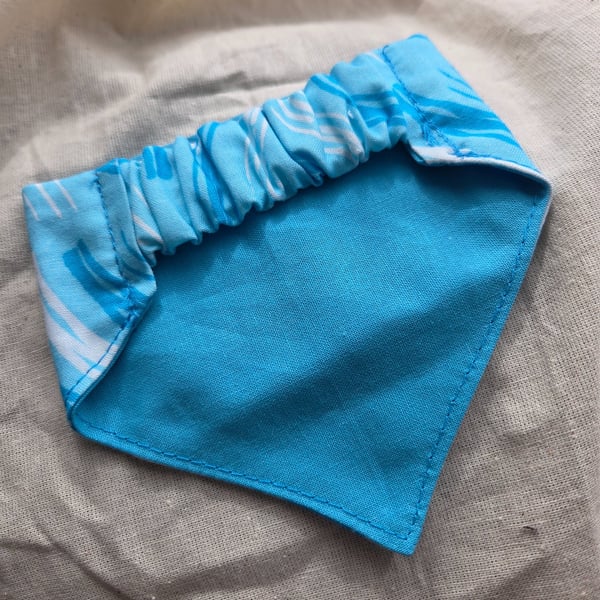 Elasticated slip-on Dog Bandana - Size XS-S