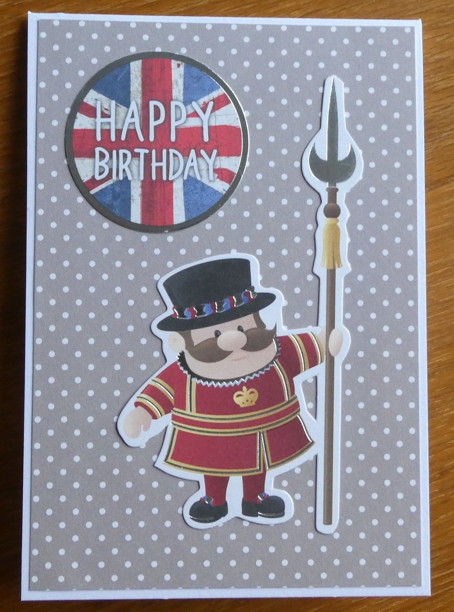 Yeoman Warder (Beefeater) Birthday Card