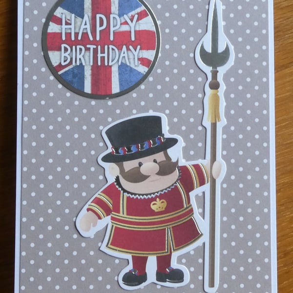 Yeoman Warder (Beefeater) Birthday Card