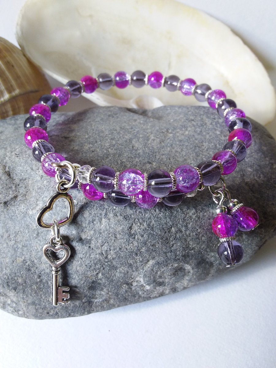 Memory wire bracelet 