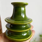 Candle stick holder, hand thrown 