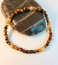 Tiger's Eye And Shell Bracelet - Handmade In Devon. - Image 8
