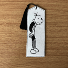 856. Wimpy kid bookmark.