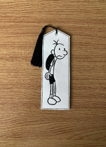 856. Wimpy kid bookmark.