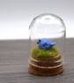 small glass blue bird keepsake figure - Image 2