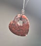 Red Jasper Heart Pendant - Image 2