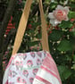 Beach bag made from Laura Ashley 'Heacham' red and cream stripy fabric - Image 2