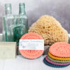 Reusable Face Scrubbies, Eco Friendly cleansing pads - Zero Waste - AUTUMN