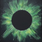 VOID GREEN - abstract painting