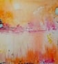 ,BOTHY UNDER A MANGO SKY, original watercolour and fine liner painting 