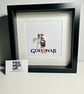 GOD OF WAR - KRATOS - Framed custom minifigure