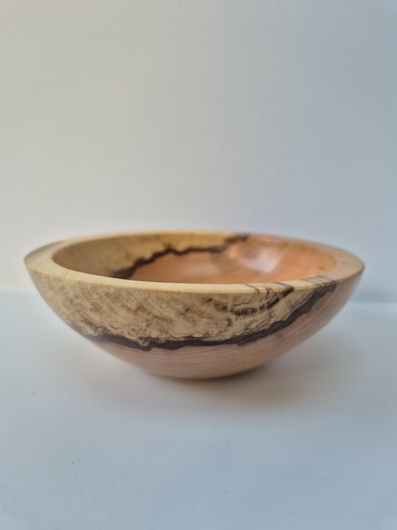 Small hand turned decorative bowl