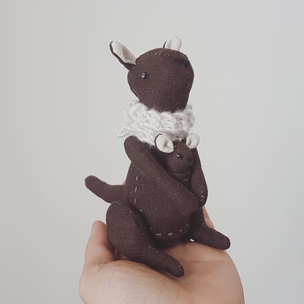 Kangaroo, Soft Sculpture, Penelope and Percy