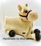 Crochet Baby Blanket, 2 in 1 Cuddle & Play blanket, Horse Blanket. - Image 5