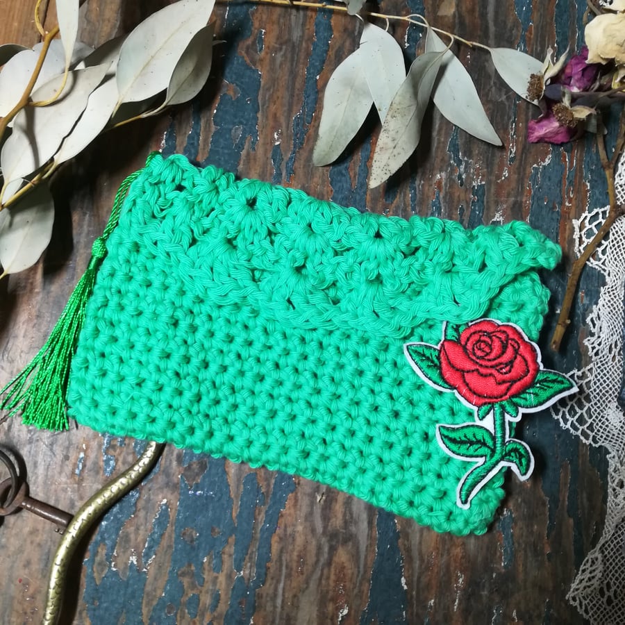 Crochet Tarot Card Pouch 