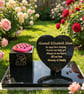Baby Grave Plaque Memorial Grave Marker Flat Grave Stone  Grave Vase Headstone
