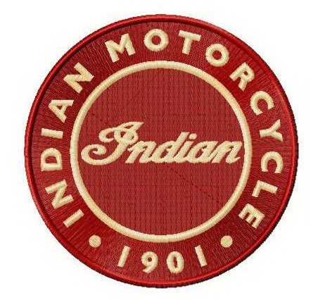 Indian Motorcycle Embroidered Patch - available in 7 sizes