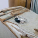 Faceted emerald slice ring 