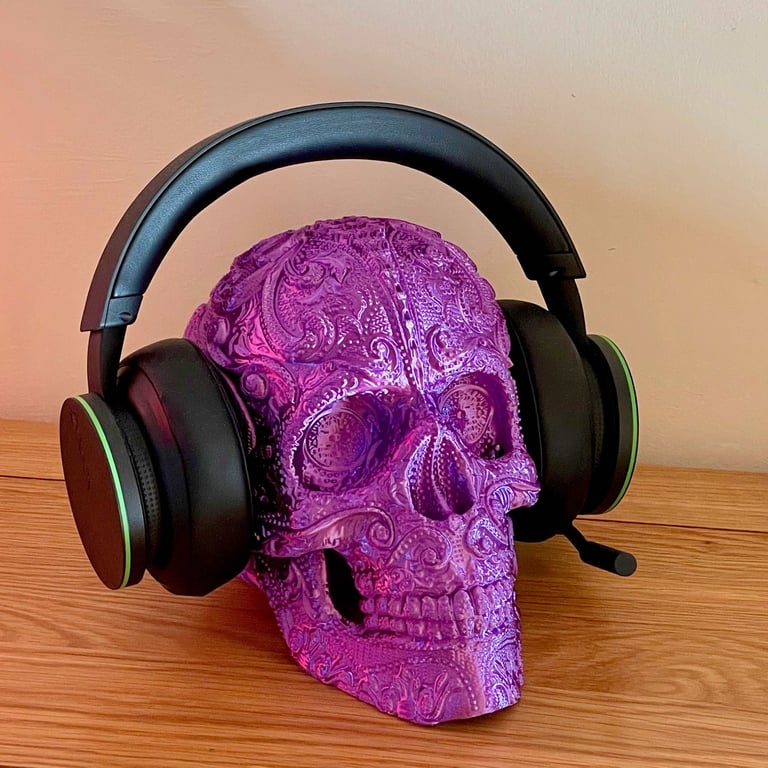 Sugar Skull Headphone Stand