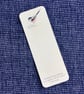 Long-tailed tit bookmark (smooth card)
