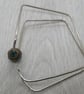 Square Silver Bangle - Image 3