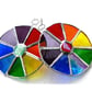 Colour Wheel Suncatcher Stained Glass Rainbow - Image 3