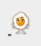 Funny Vinyl Die Cut Sticker For Adults - Cheeky Fried Egg