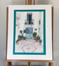 Spanish Courtyard - Print - Image 1