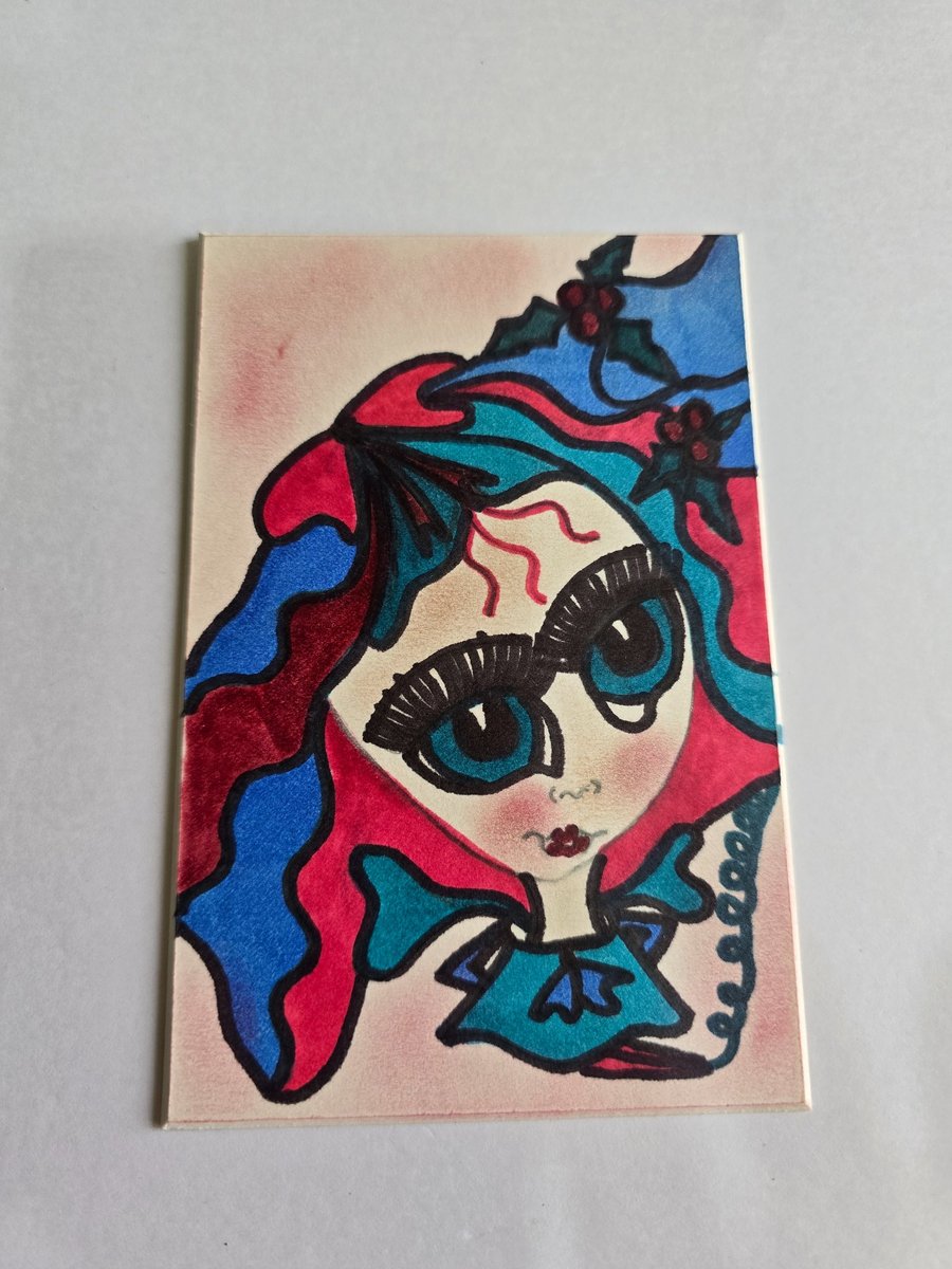 Christmas Fairy Drawing 