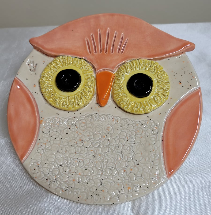 A quirky owl spoon dish