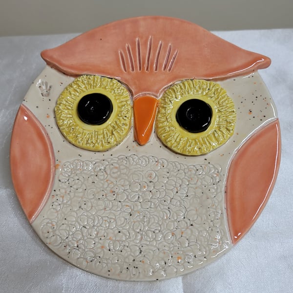A quirky owl spoon dish