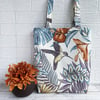 Hummingbird and Hibiscus Tote Bag