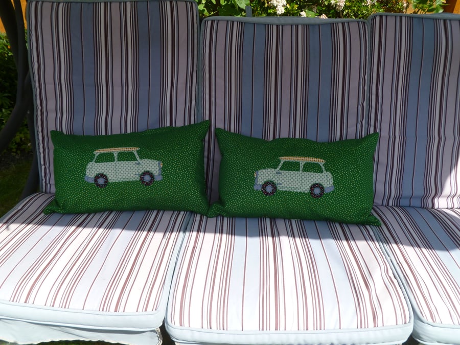 retro style Mini car cushion cover