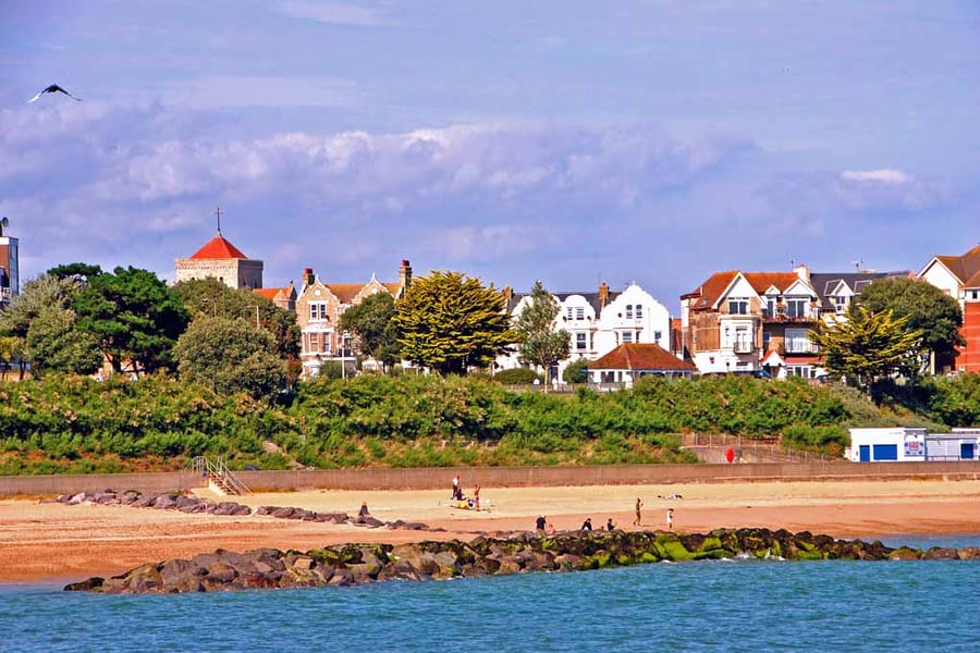 Clacton On Sea Beach Essex England UK Photograph Print
