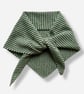 Fine stripe Triangle Scarf - Image 1