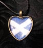 Saltire Heart pendant