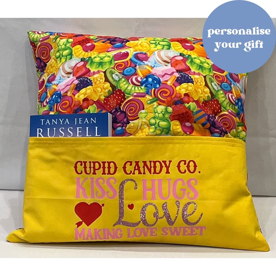 Reading Cushion Cupid Candy Co
