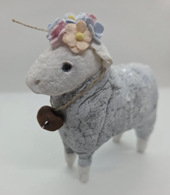 Charming Herdwick Sheep Spun Cotton Ornament 
