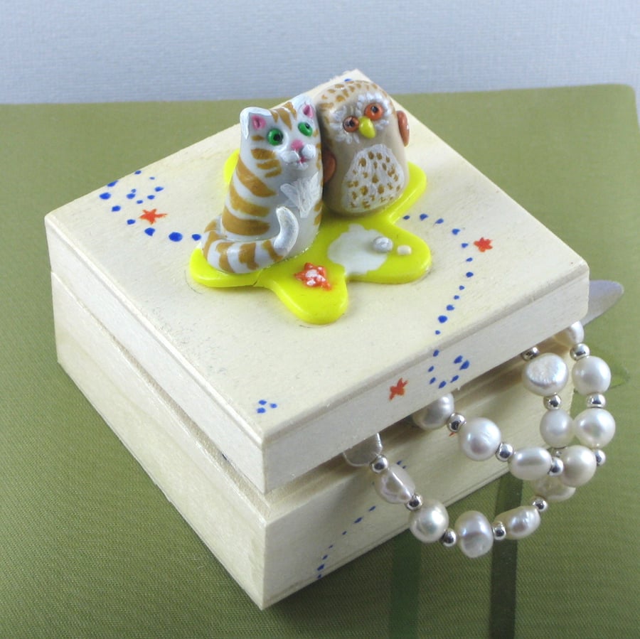 The Owl and the Pussycat Trinket Box