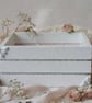 Handcrafted Wooden Robin Keepsake Crate Box - Vintage Floral Decoupage ...