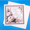 Sympathy Card, Decoupage, inches, 20x20 cms