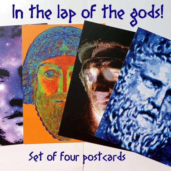 In The Lap of The Gods - Set of Four Postcards