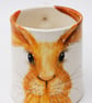 sunshine hare mug - handpainted  - Image 1