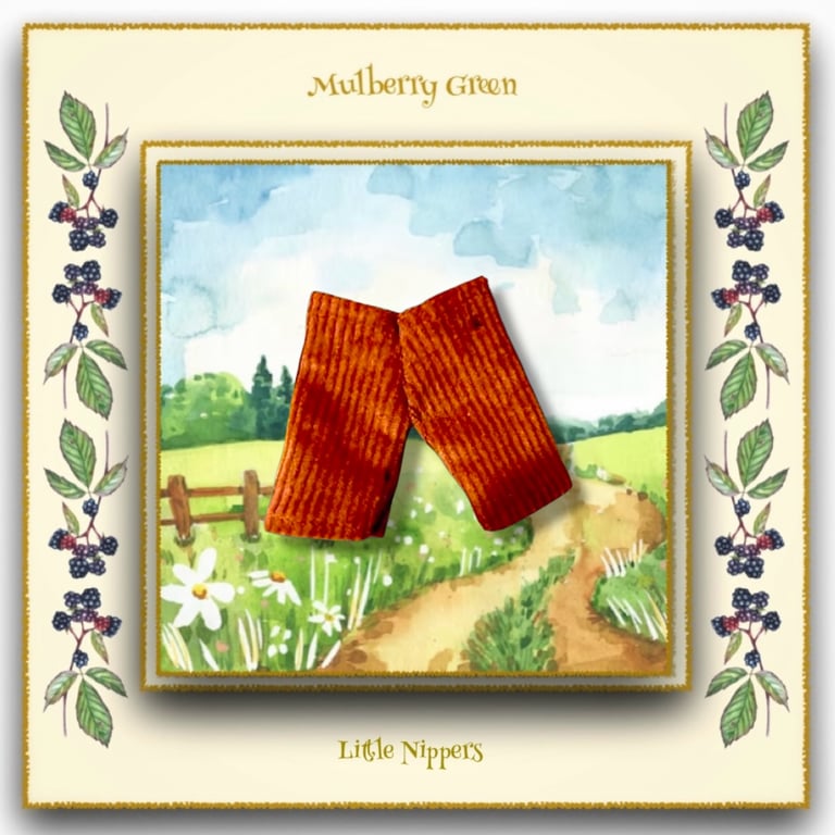 Little Nippers Chestnut Brown Corduroy Trousers 