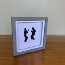 Pulp Fiction - Wood Silhouette Framed Art Pop Toy Films Home