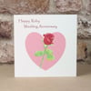 Ruby Wedding Anniversary card
