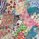 Liberty Fabric Scraps - 70 Mixed Size Squares and Mini Pieces - FREE UK POST