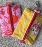 Pouch with Zip. Pencil case has elastic, which means it can be attached to noteb - Image 3