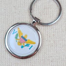 US Virgin Islands Flag Keyring